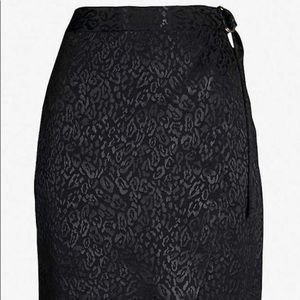 Ted Baker Allexxi Satin Print Wrap Skirt